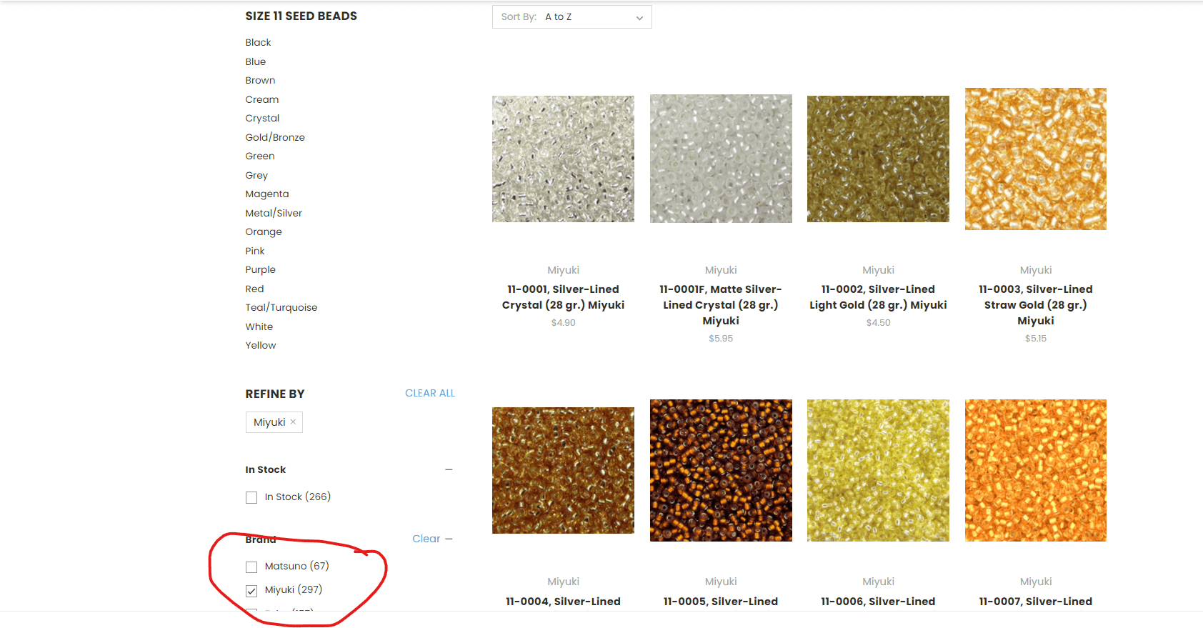 What’s up with the seed bead brands & numbering system?