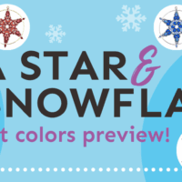 ma star-snowflake-header -new Ma Star and Snowflake Kits - designed by Les Perles Par Puca and created by Jill Wiseman