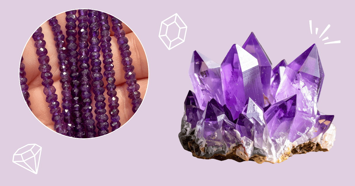 All about amethyst beads and gemstones