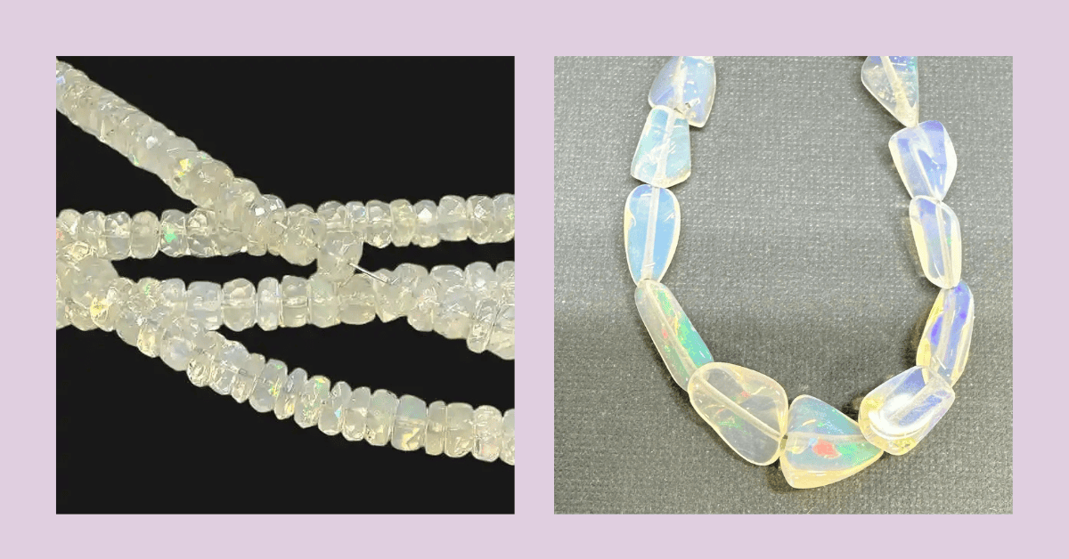True opal versus opalite beads