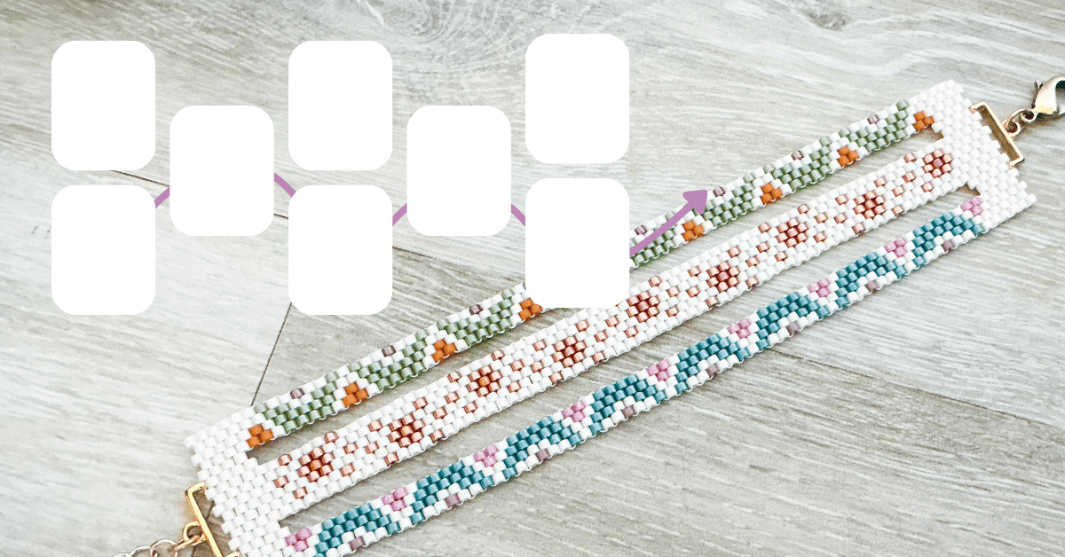 Even count peyote stitch